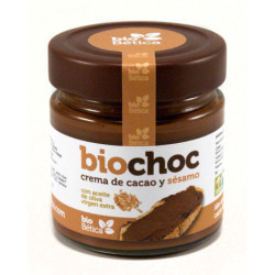 Biochoc crema de cacao sésamo bio 200gr cristal