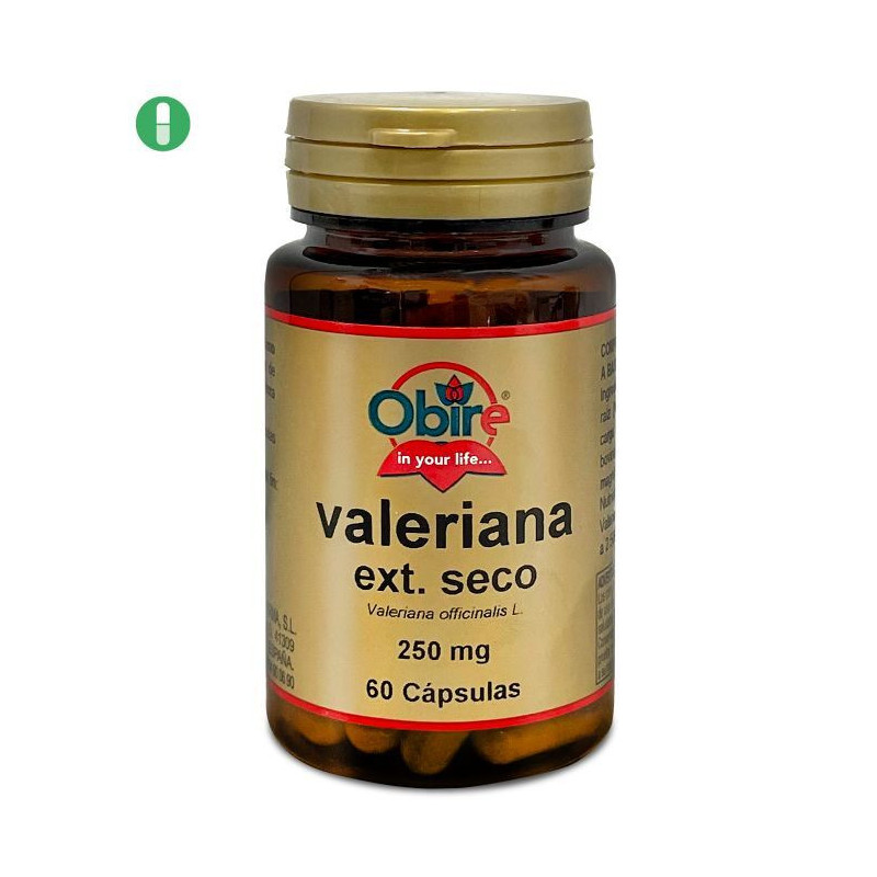 Ob valeriana 250mg. (ext. seco) 50 cápsulas