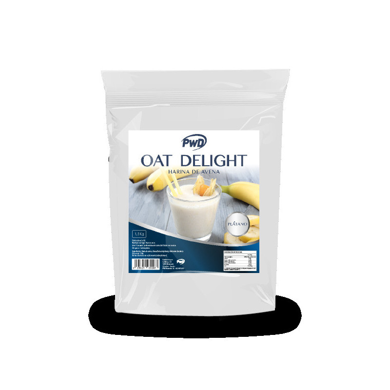 Harina de avena oat delight platano 1.5 kg