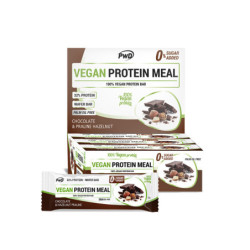 Barrita vegan protein meal chocolate y hazelnut praline 35gr x 12 uds