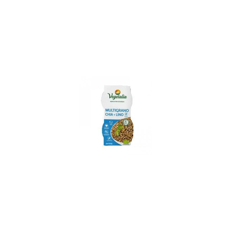 Vasito multigrano chia y lino bio precocinado 2x125gr