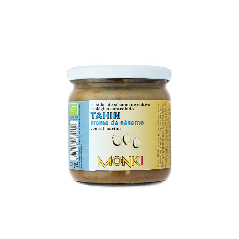 Tahin bio con sal marina monki 330 gr