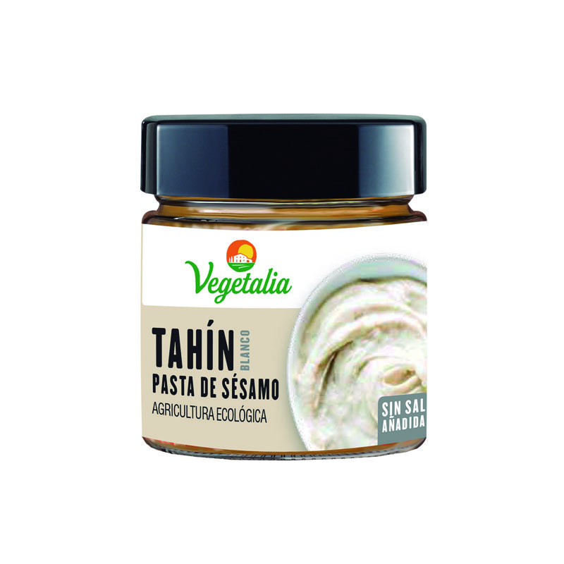 Tahini blanco vegetalia bio  sin sal 180 g