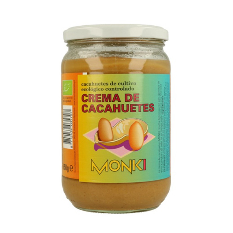 Crema de cacahuete bio monki 650 gr