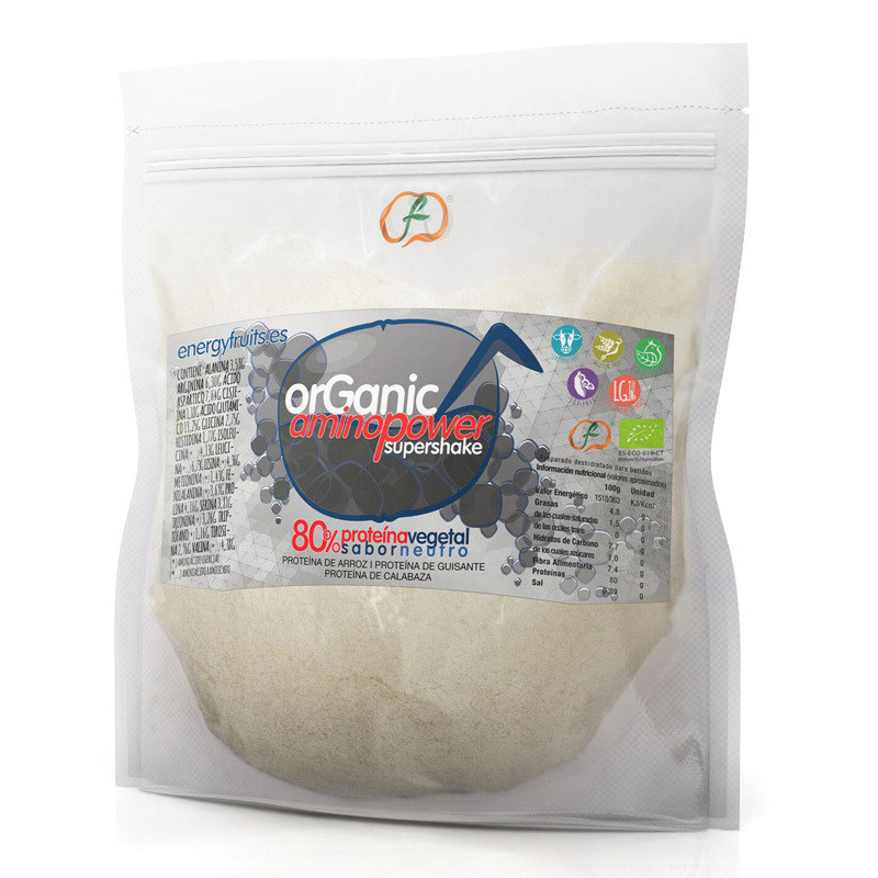 Organic amino power 80% neutro eco  500gr