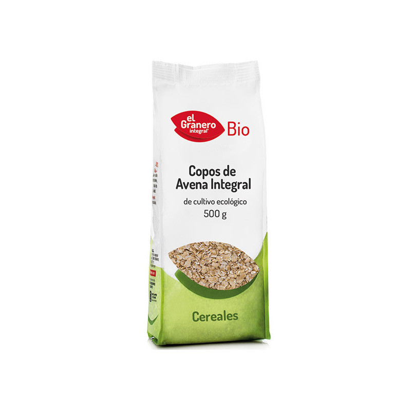 Copos de avena integral bio 500 g