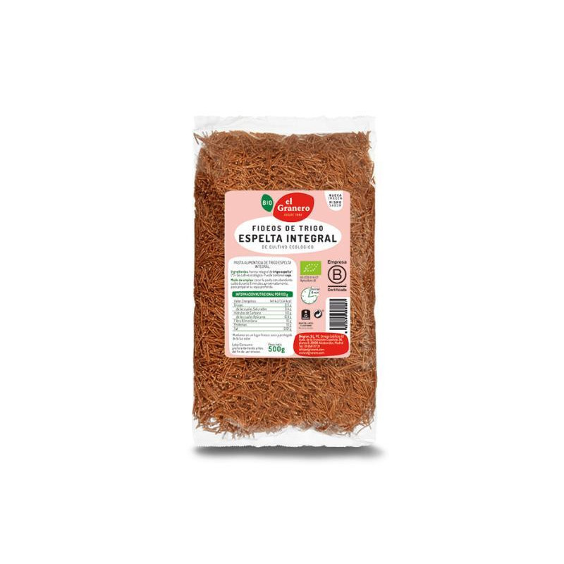 Fideos de trigo espelta integral bio 500 g