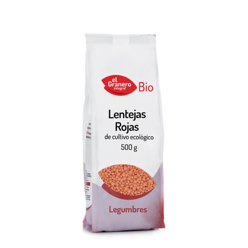 Lentejas rojas bio 500 g