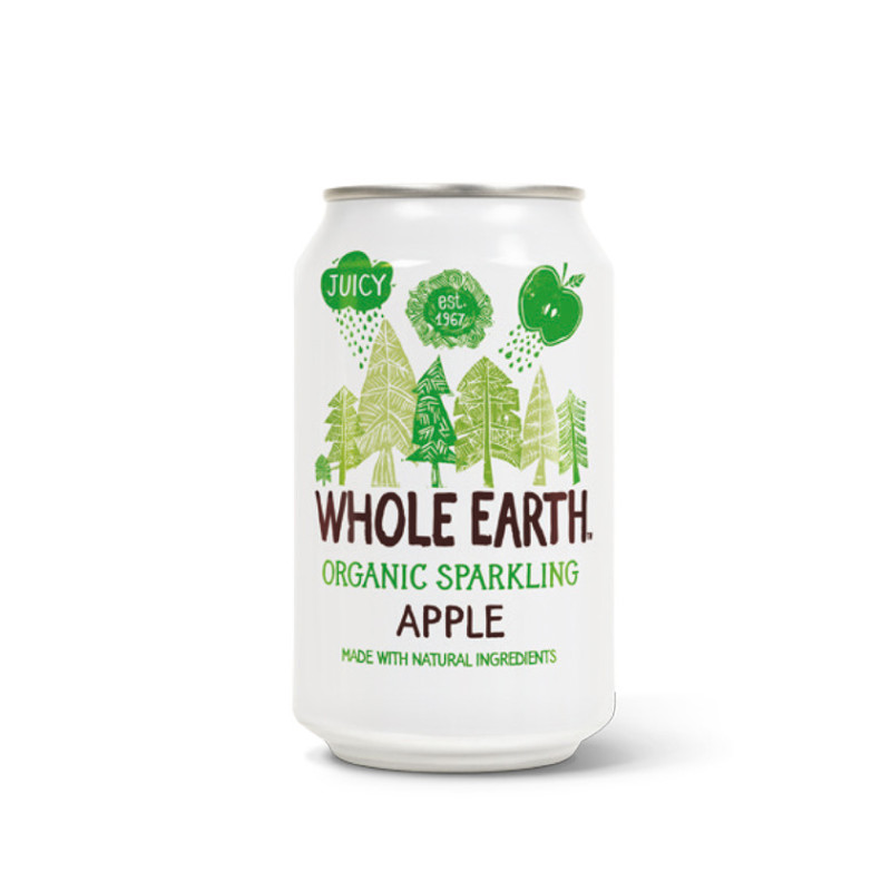 Refresco de manzana bio 330 ml -whole earth