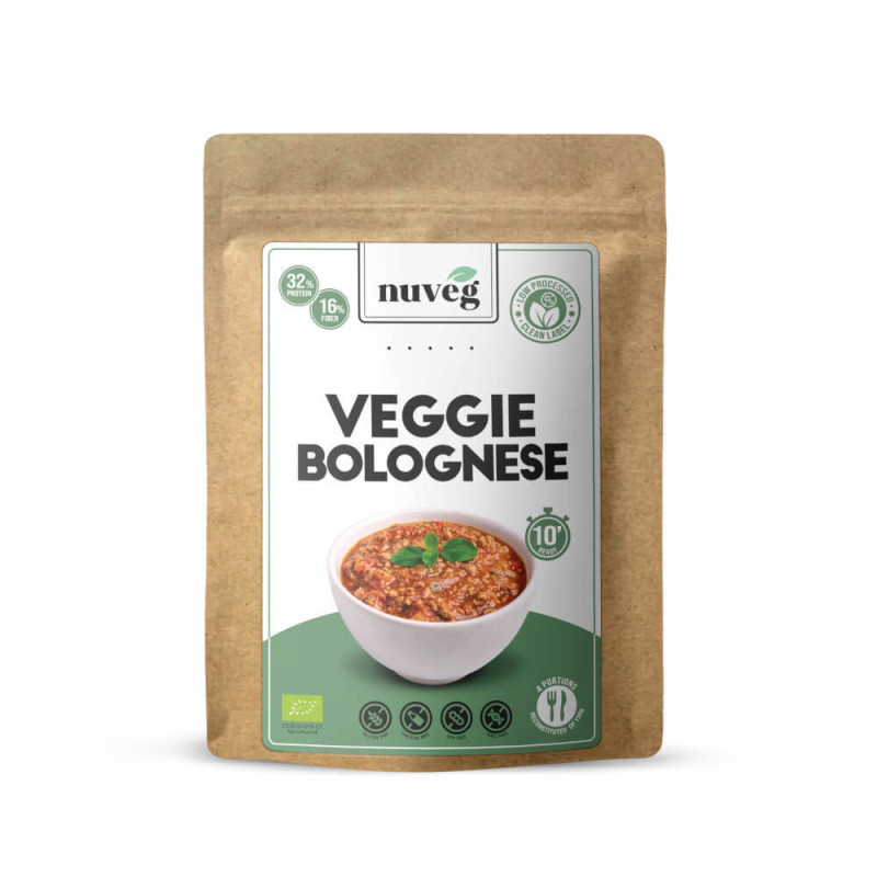 Veggie bolognese eco 140g nuveg