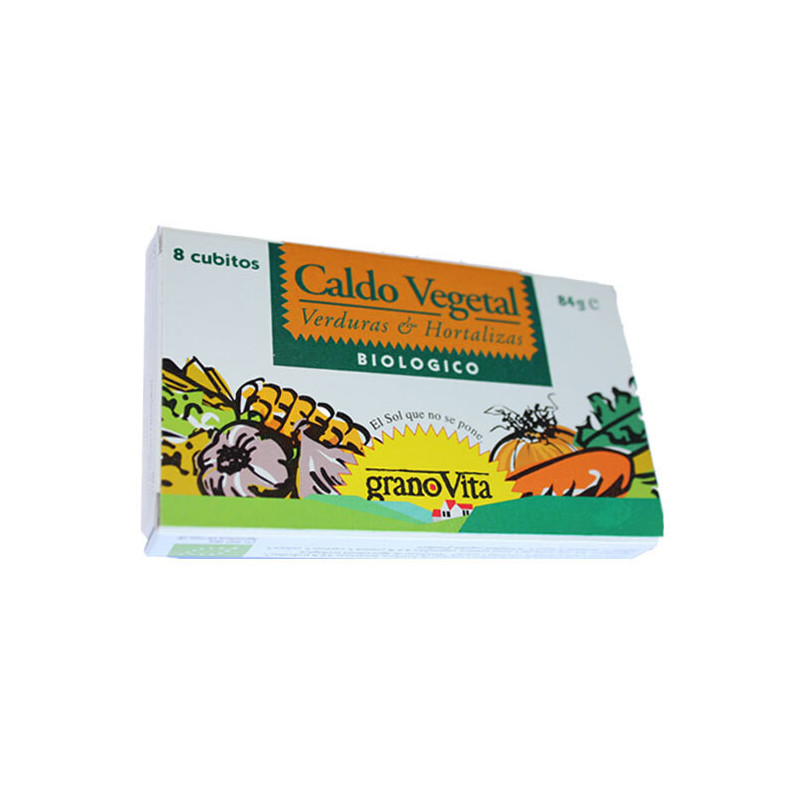 Caldo vegetal bio (8 cub) 84gr