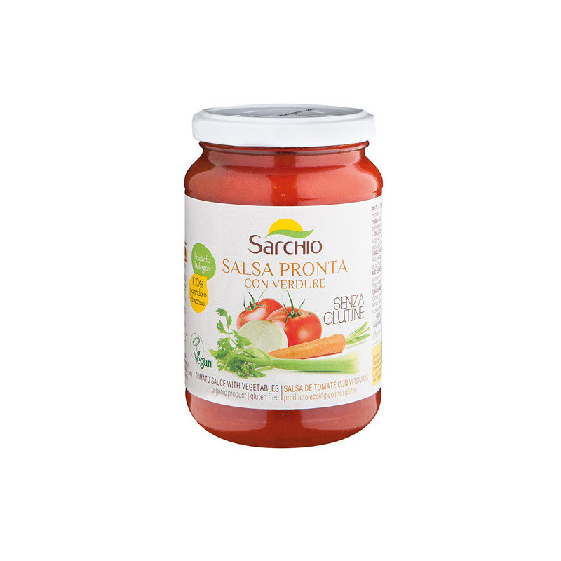 Salsa tomate bio con verduras 340gr