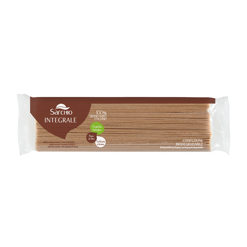 Spagueti semola de trigo duro integral bio 500 gr