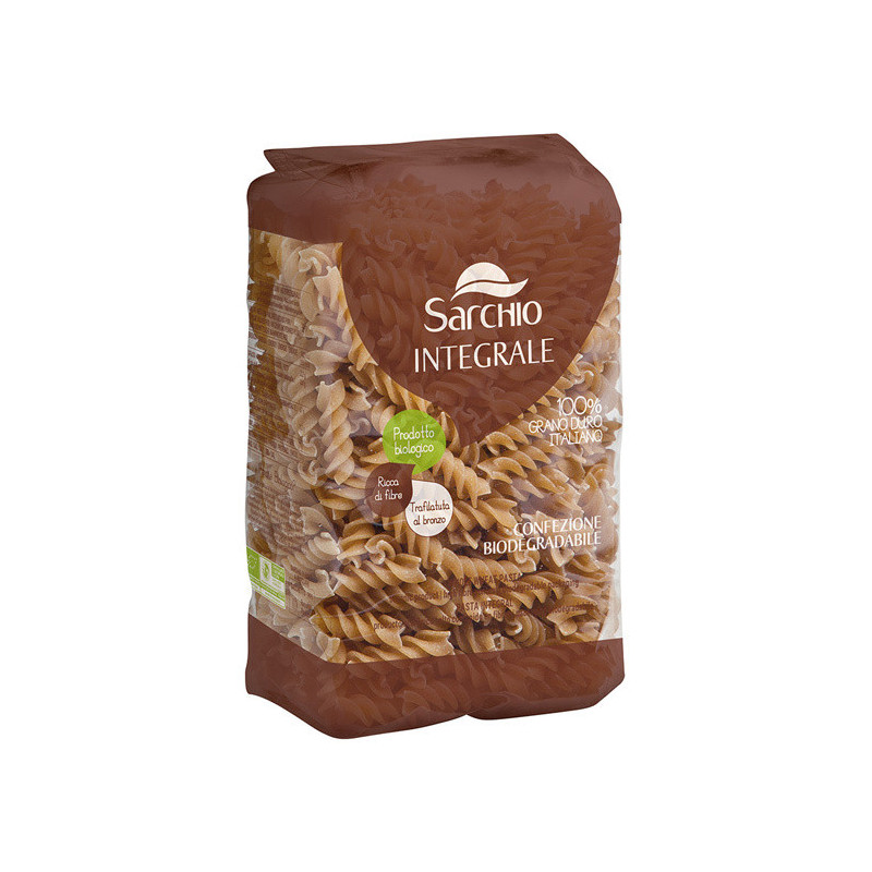 Fusilli semola de trigo duro integral bio 500 gr