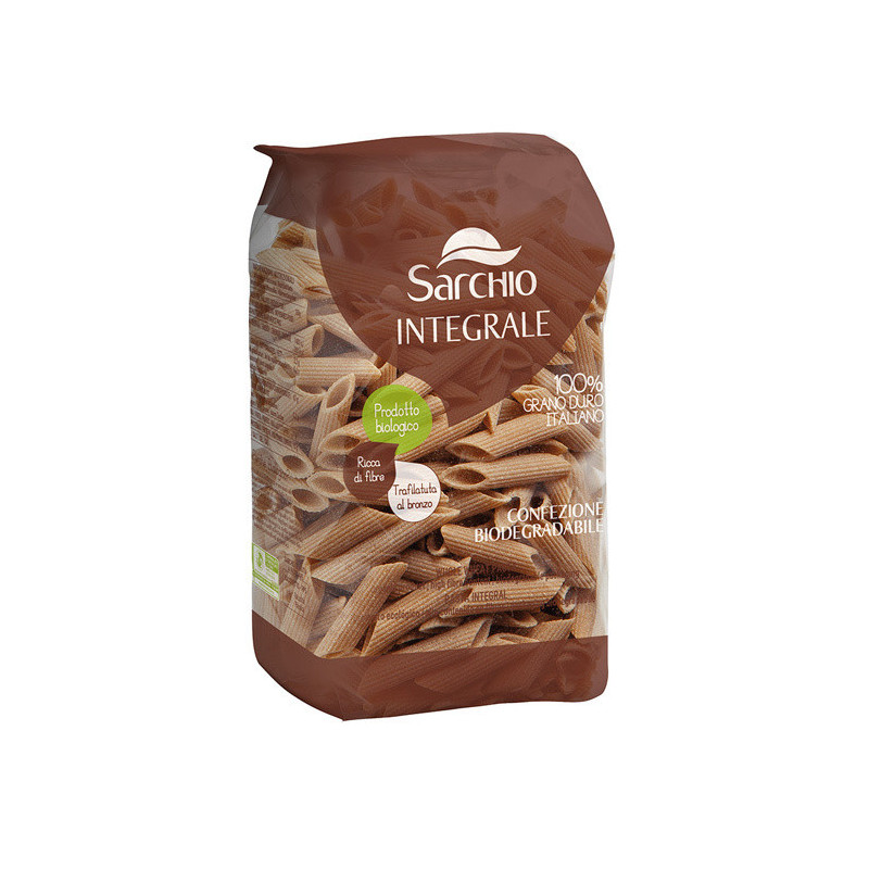 Macarrones semola de trigo duro integral bio 500 gr