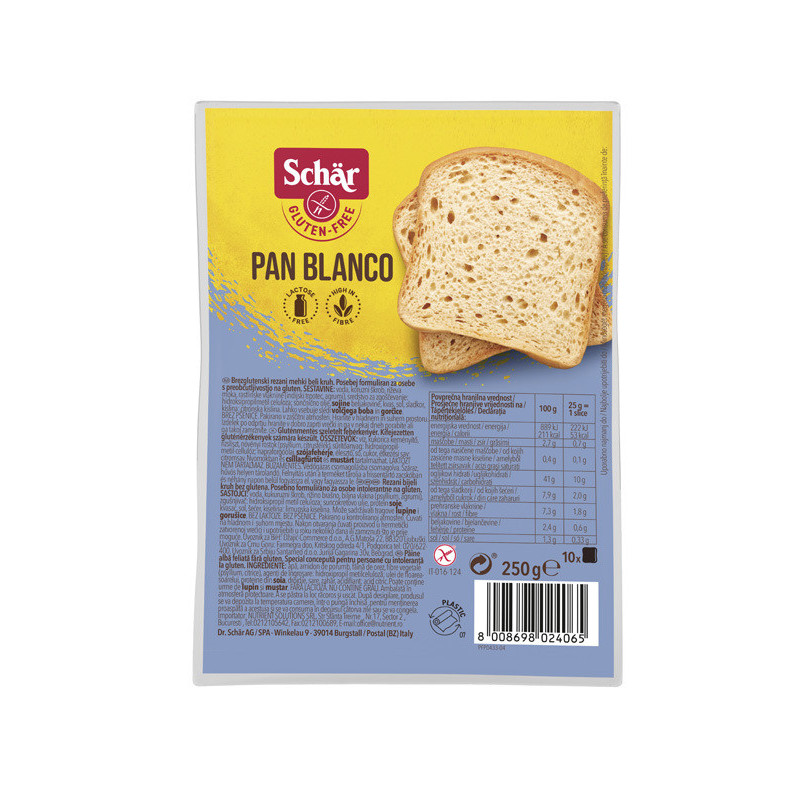 Pan blanco 250g schar