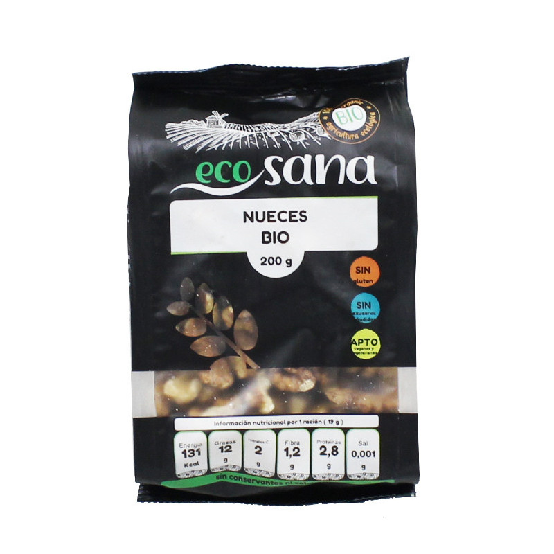 Nueces mitades bio 100gr ecosana