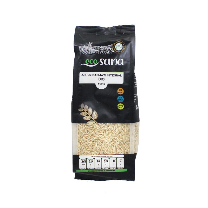 Arroz basmati integ bio 500gr ecosana