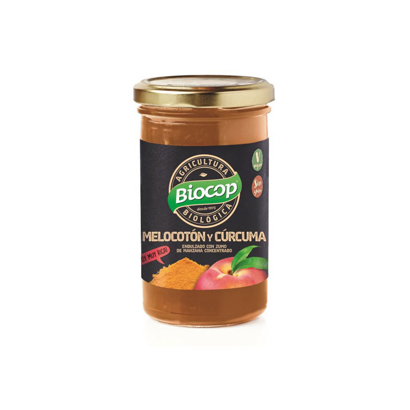 Compota melocoton curcuma biocop   280 g