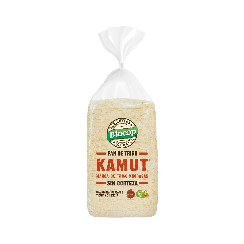 Pan de molde kamut sin corteza bio 300g