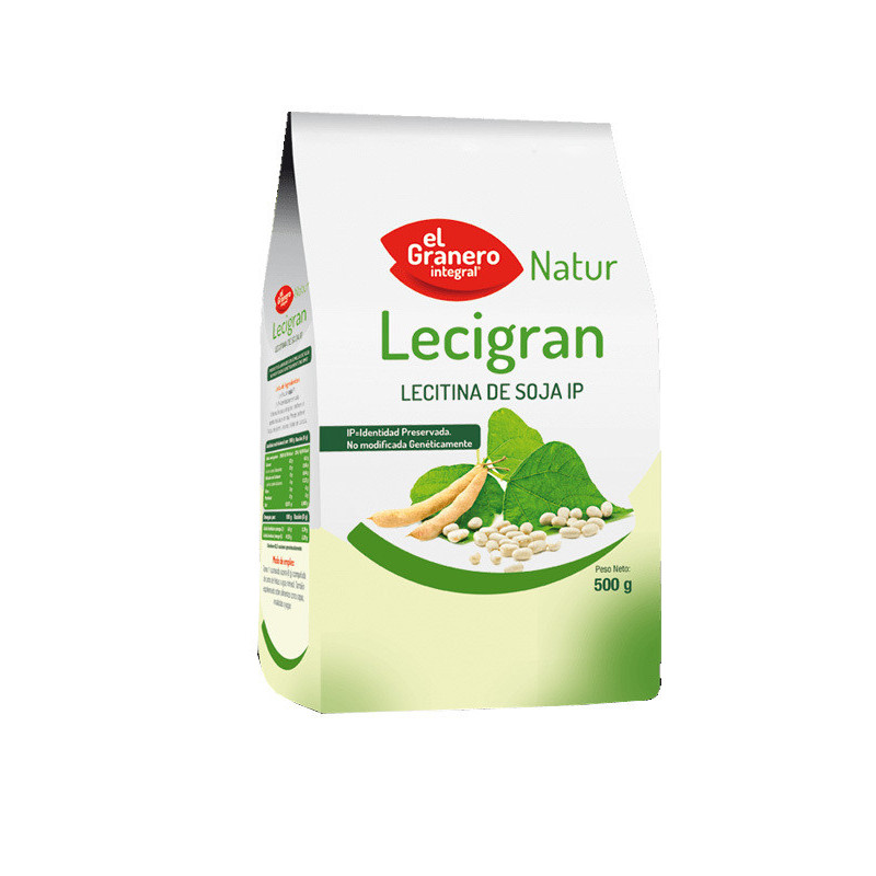 Lecigran lecitina de soja ip no gmo 500 g