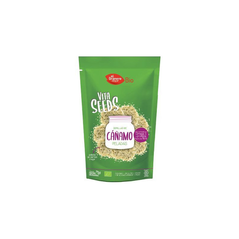 Vitaseeds semillas de cañamo pelado bio 200 g