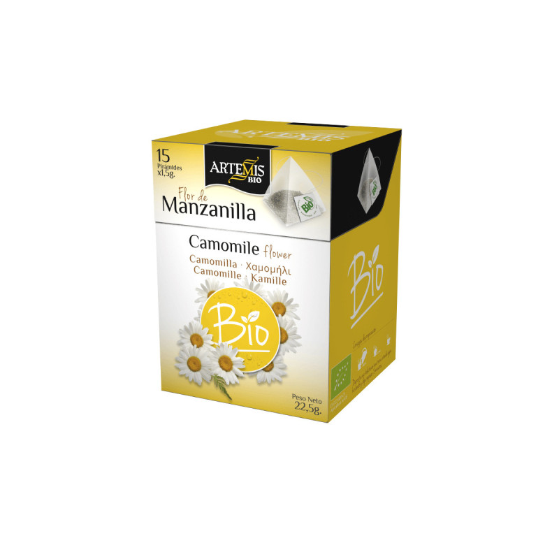 Pirámide infusión manzanilla flor eco 30g