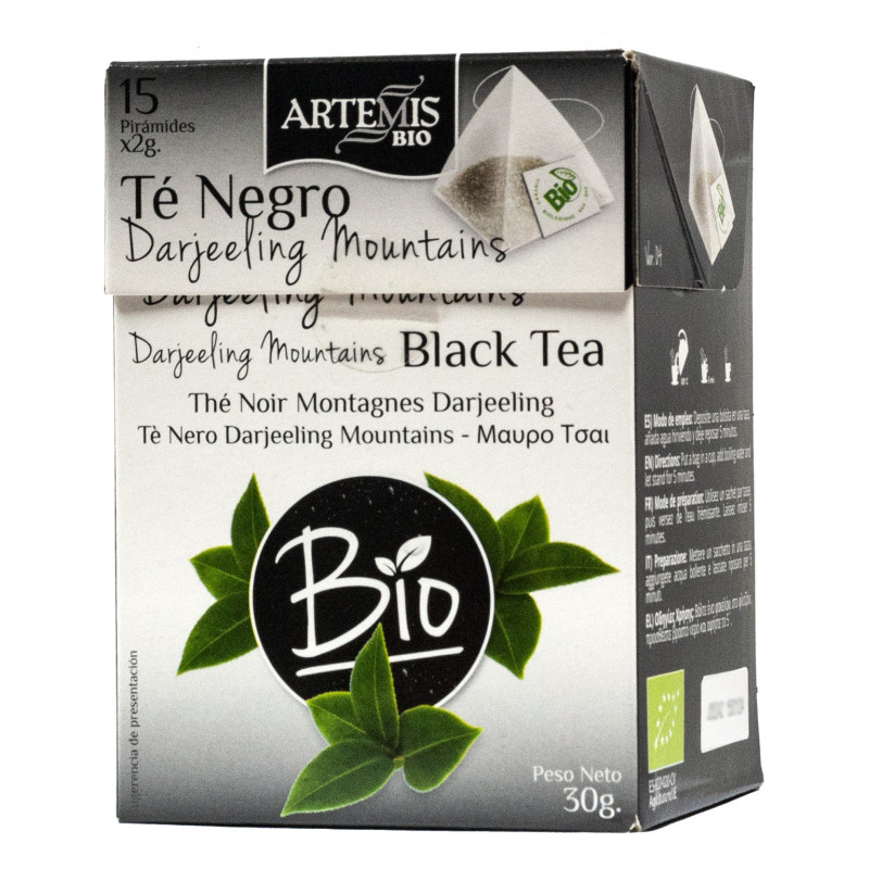 Pirámide infusión té negro darjeeling eco 30g