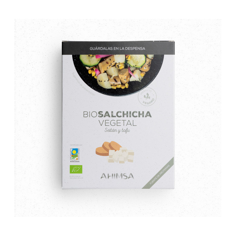 Salchichas vegetal seitan tofu bio ld 200gr