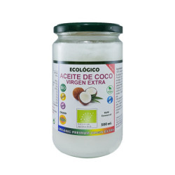 Aceite de coco virgen extra ecologico 500ml