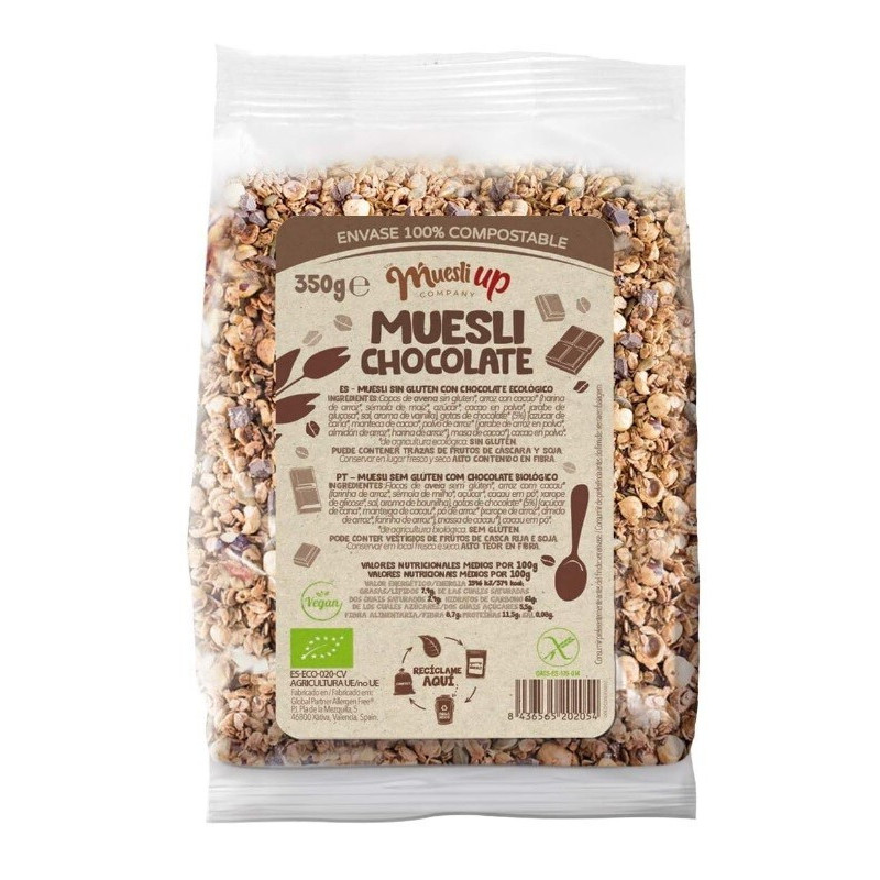 Muesli choco y coco eco s/gluten 350 gr