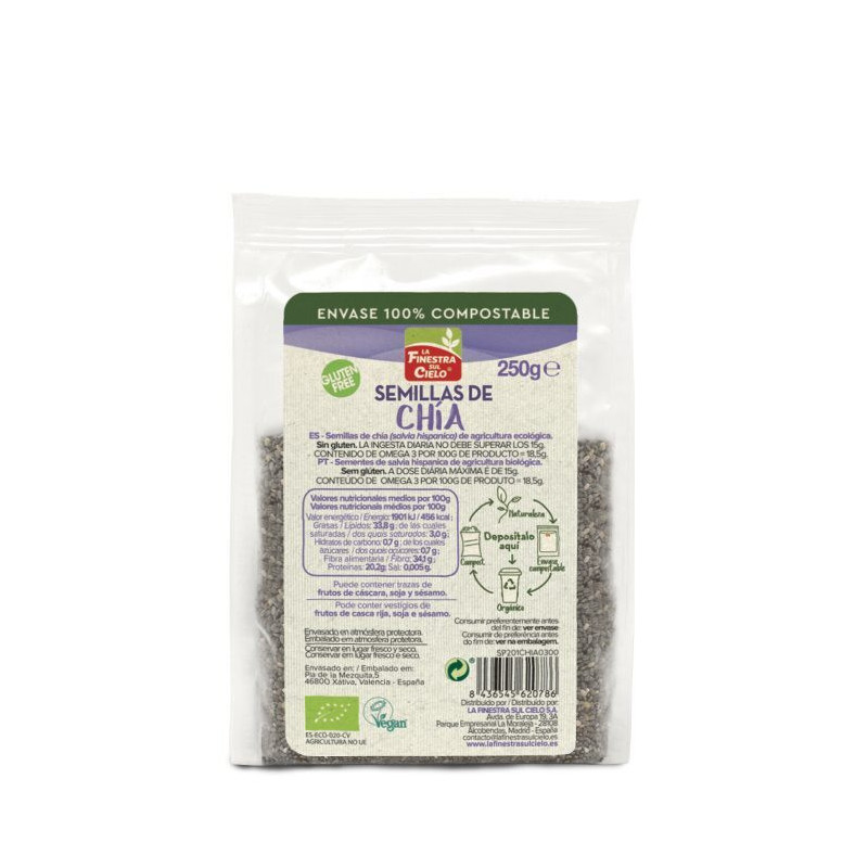 Semillas de chia bio 250gr