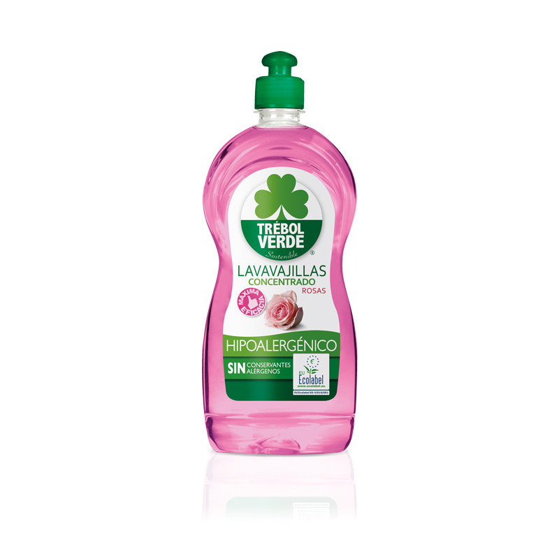 Lavavajillas rosas ecologico  750ml