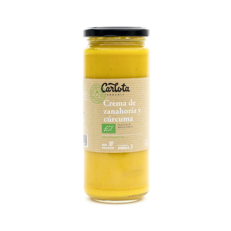 Crema de zanahoria y curcuma 450g