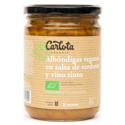 Albóndigas veganas en salsa vino tinto bio 425 gr
