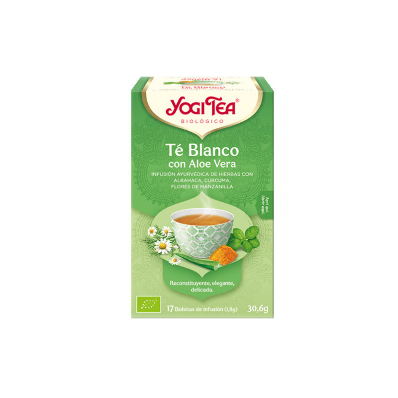 Yogi tea blanco aloe vera  bio 17 bolsitas