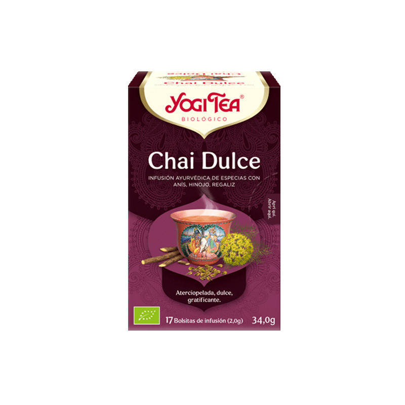 Yogi tea chai dulce bio 17 bolsitas