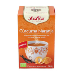 Yogi tea curcuma y naranja bio 17 bolsitas