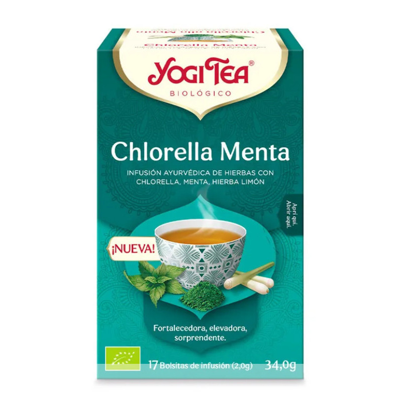 Yogi tea chlorella menta bio 17 bols