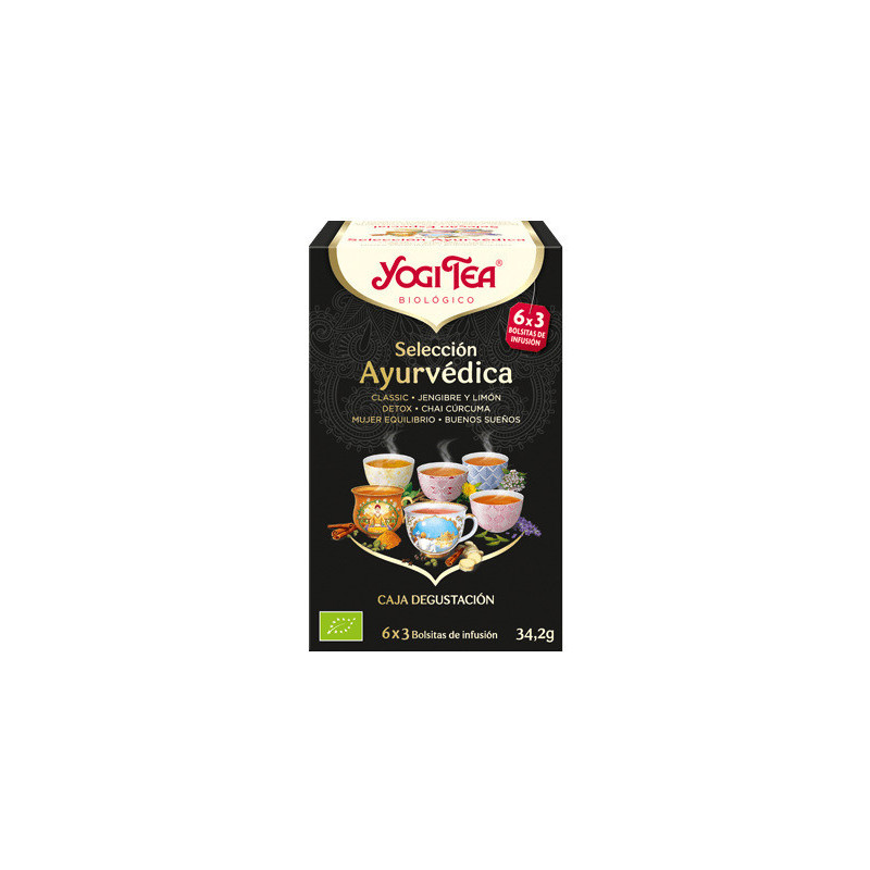 Yogi tea selección ayurvédica 6x3 bolsitas