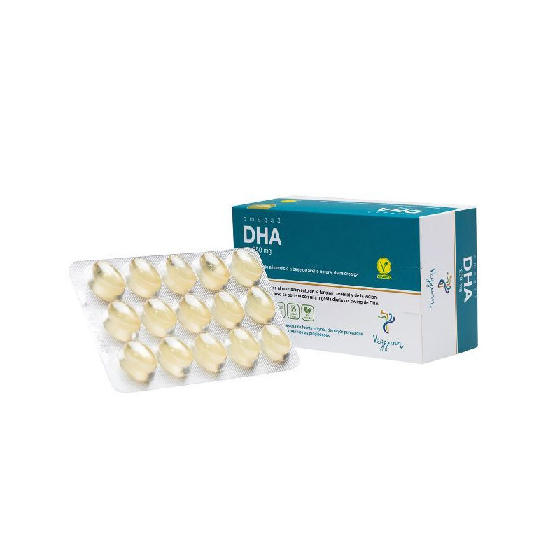 Omega 3 dha 60 capsulas 250mg veggunn