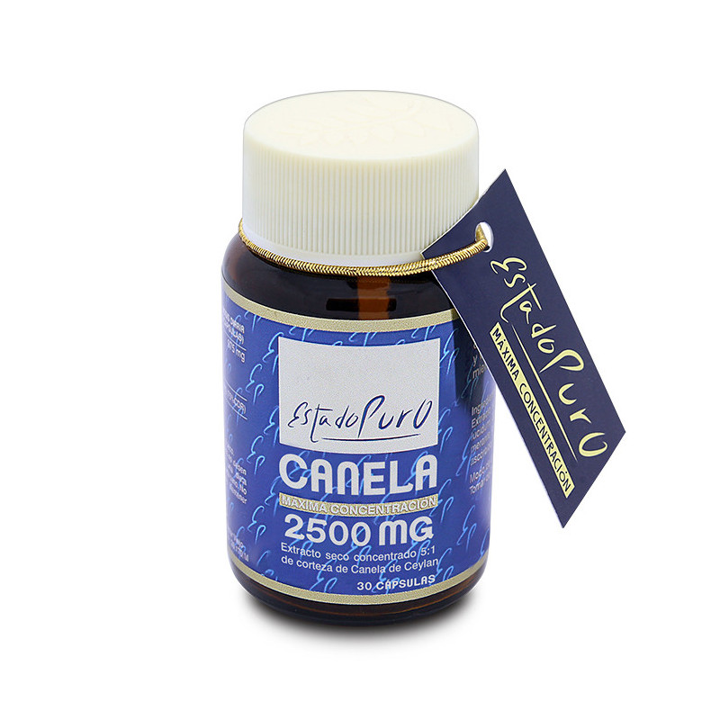 Canela 2.500 mg  30 cápsulas estado puro