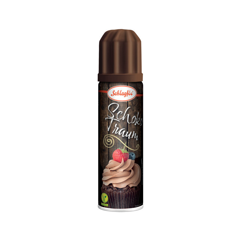 Spray nata vegetal chocolate  200 ml schlagfix