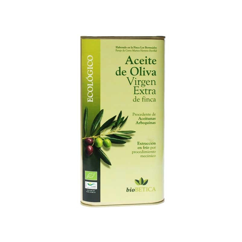 Aceite oliva arbequino bio 1l